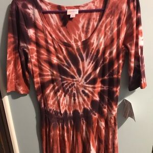 Lularoe Tie Dye Nicole Medium